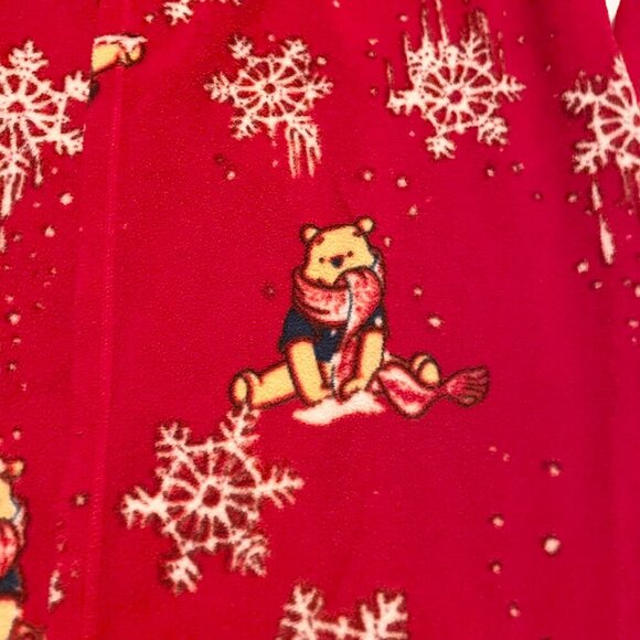 Disney Winnie the Pooh Red Polyester Womens Bath Robe Size Small - Picture 2 of 15